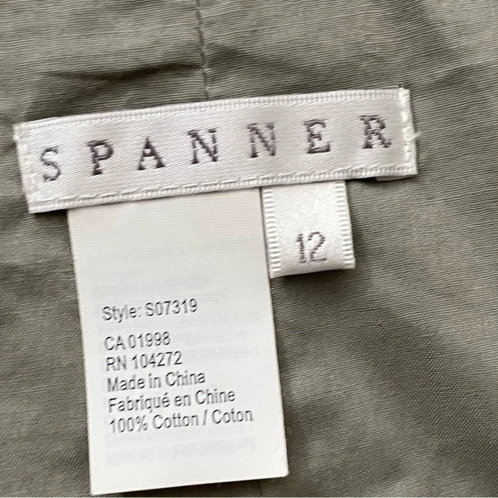 SPANNER Cotton Fit & Flare Embellished Midi Skirt Gray 12